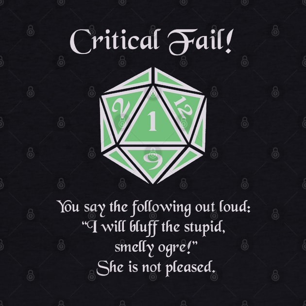 Critical Failure: Bluff by DiamondsandPhoenixFire